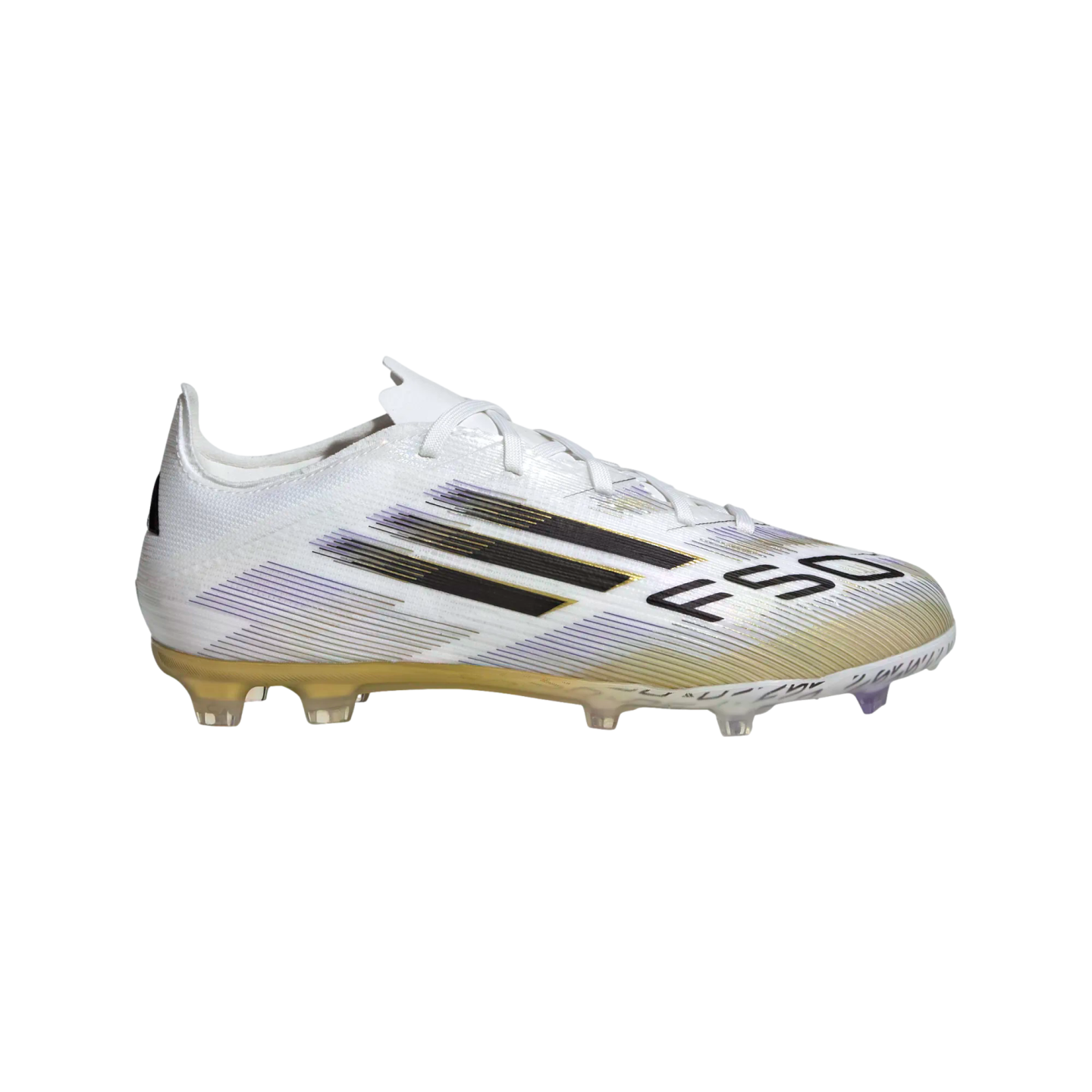 Adidas F50 Elite Youth Firm Ground Cleats Soccer JH7713 White Adidas F50 Elite Youth Firm Ground Cleats Soccer JH7713 White