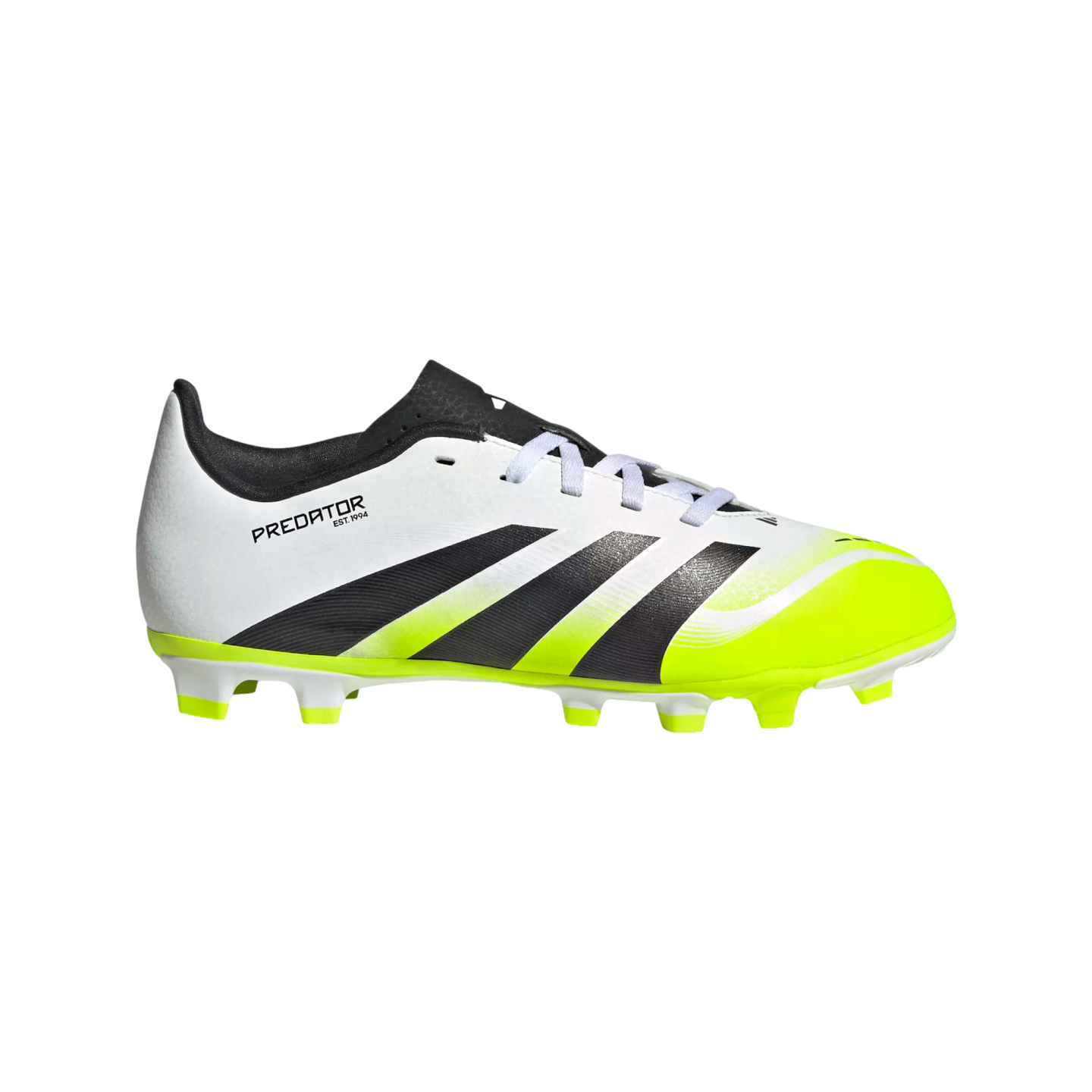 Adidas Predator Club Youth Firm Ground Cleats Soccer JH8868 White Adidas Predator Club Youth Firm Ground Cleats Soccer JH8868 White