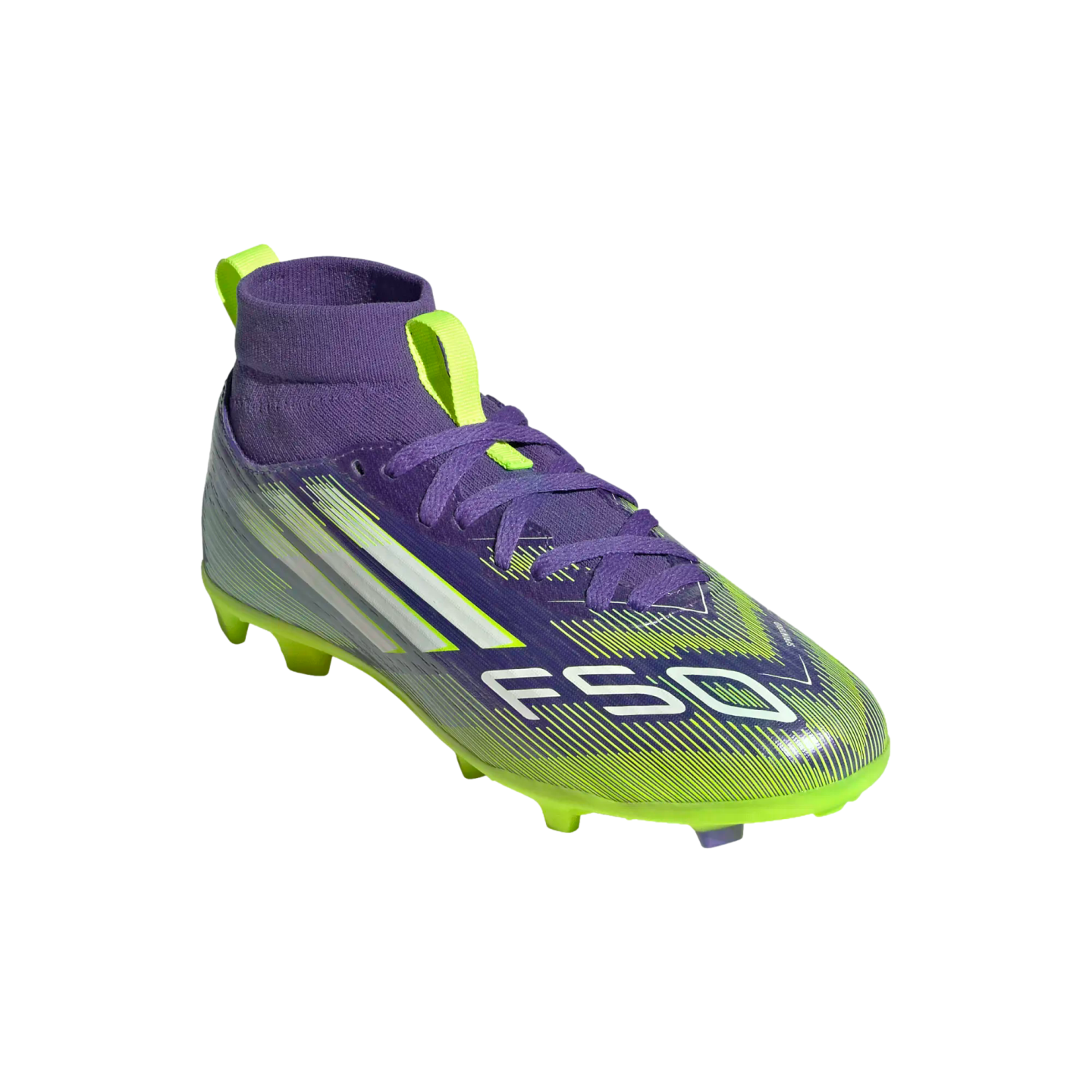 Adidas F50 League Mid Youth Firm Ground Cleats JI3547