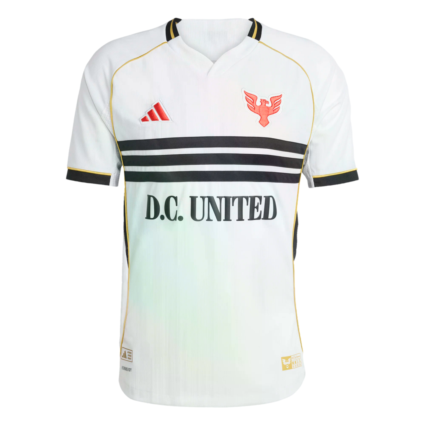 Adidas DC United 2025 Authentic Third Jersey Soccer JI7354 White