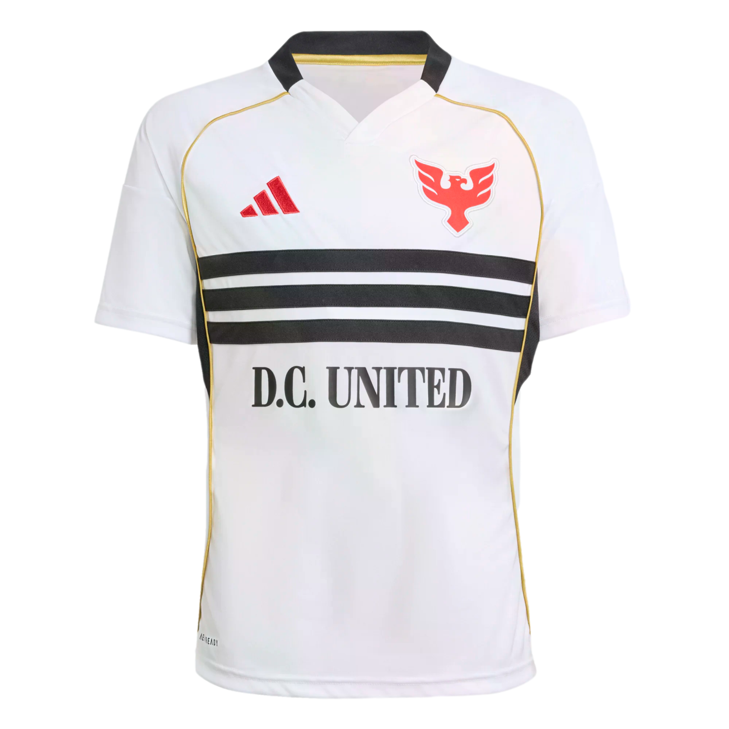 Adidas DC United 2025 Youth Third Jersey Soccer JI7356 White