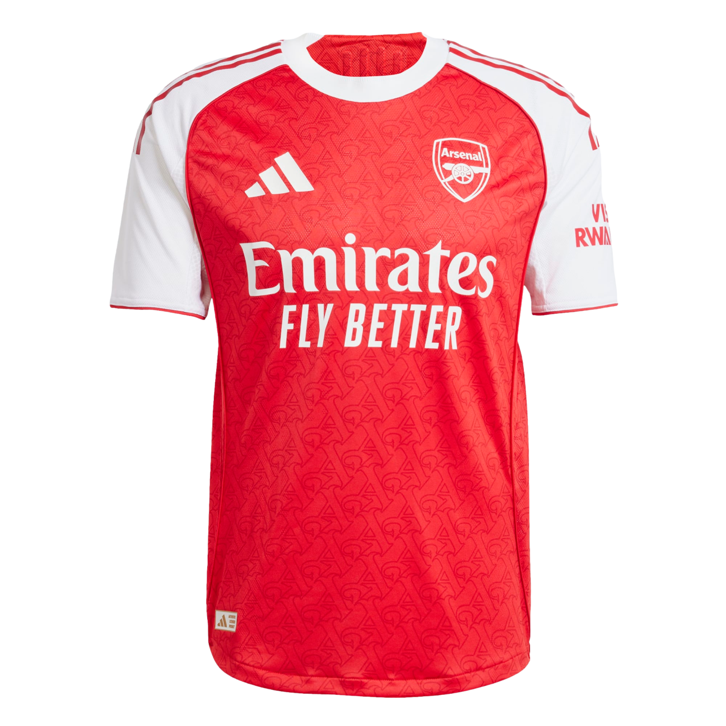 Adidas Arsenal 25/26 Authentic Home Jersey Soccer JI9516 Red