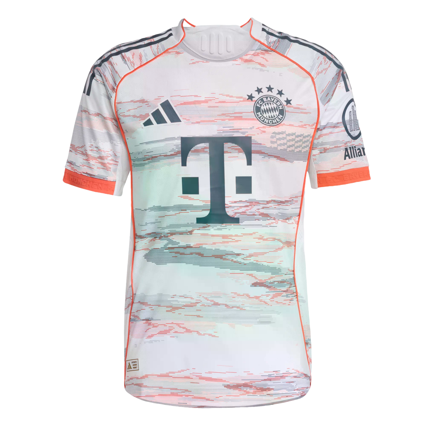 Adidas Bayern Munich 25/26 Authentic Away Jersey Soccer JJ2145 White