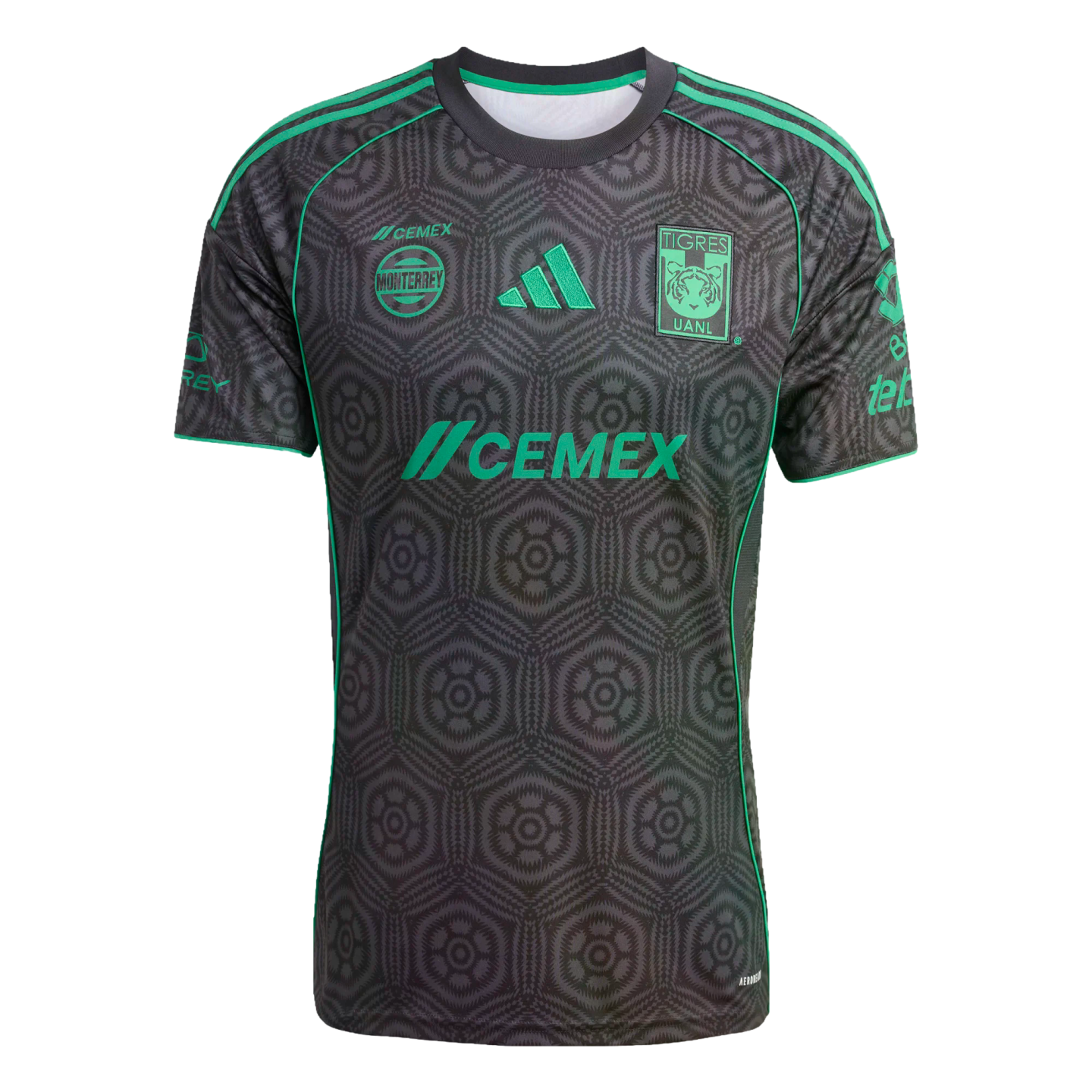 Adidas Tigres UANL 25/26 Third Jersey Soccer JJ2221 Grey