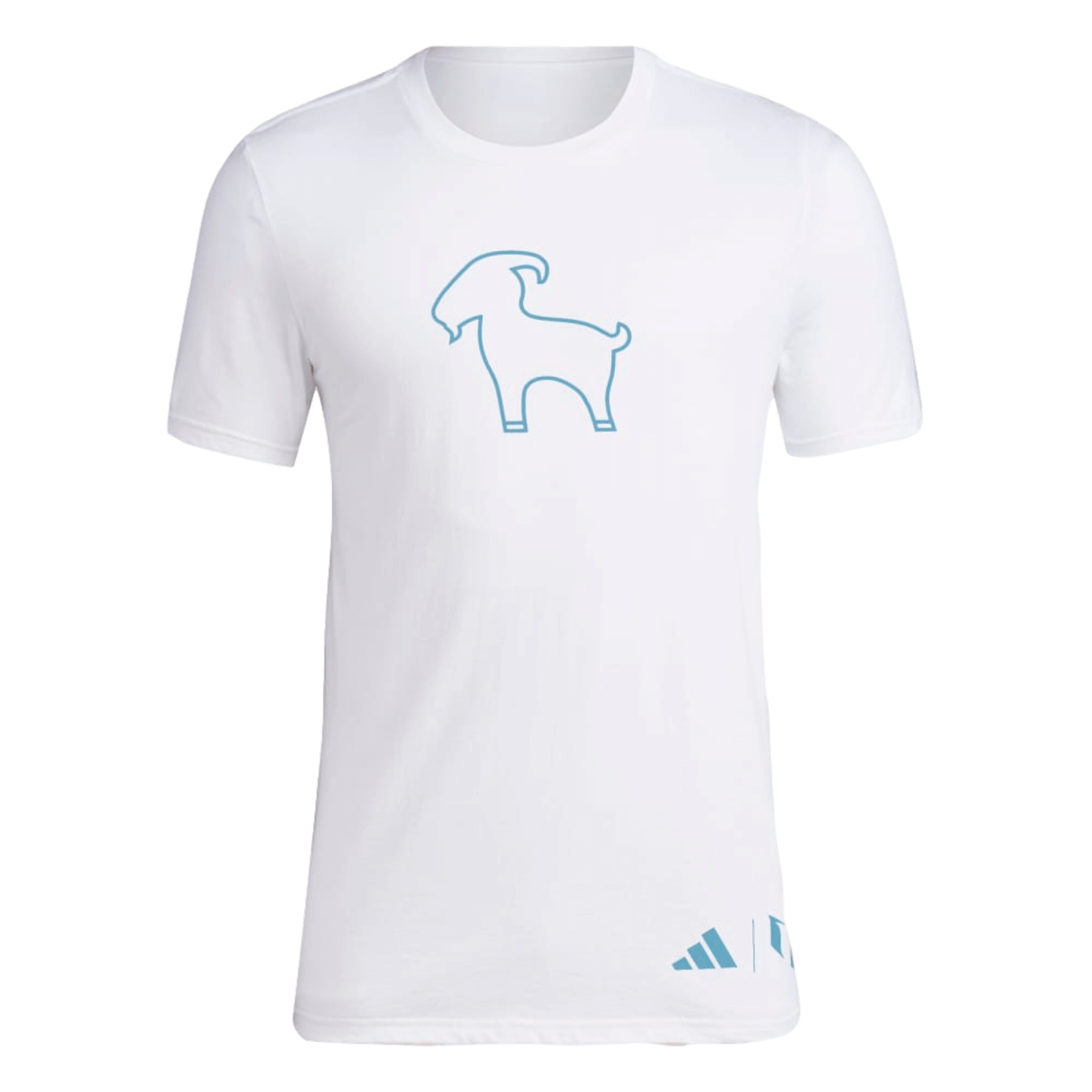 Adidas Messi GOAT Drawing Tee Soccer JJ2293 White