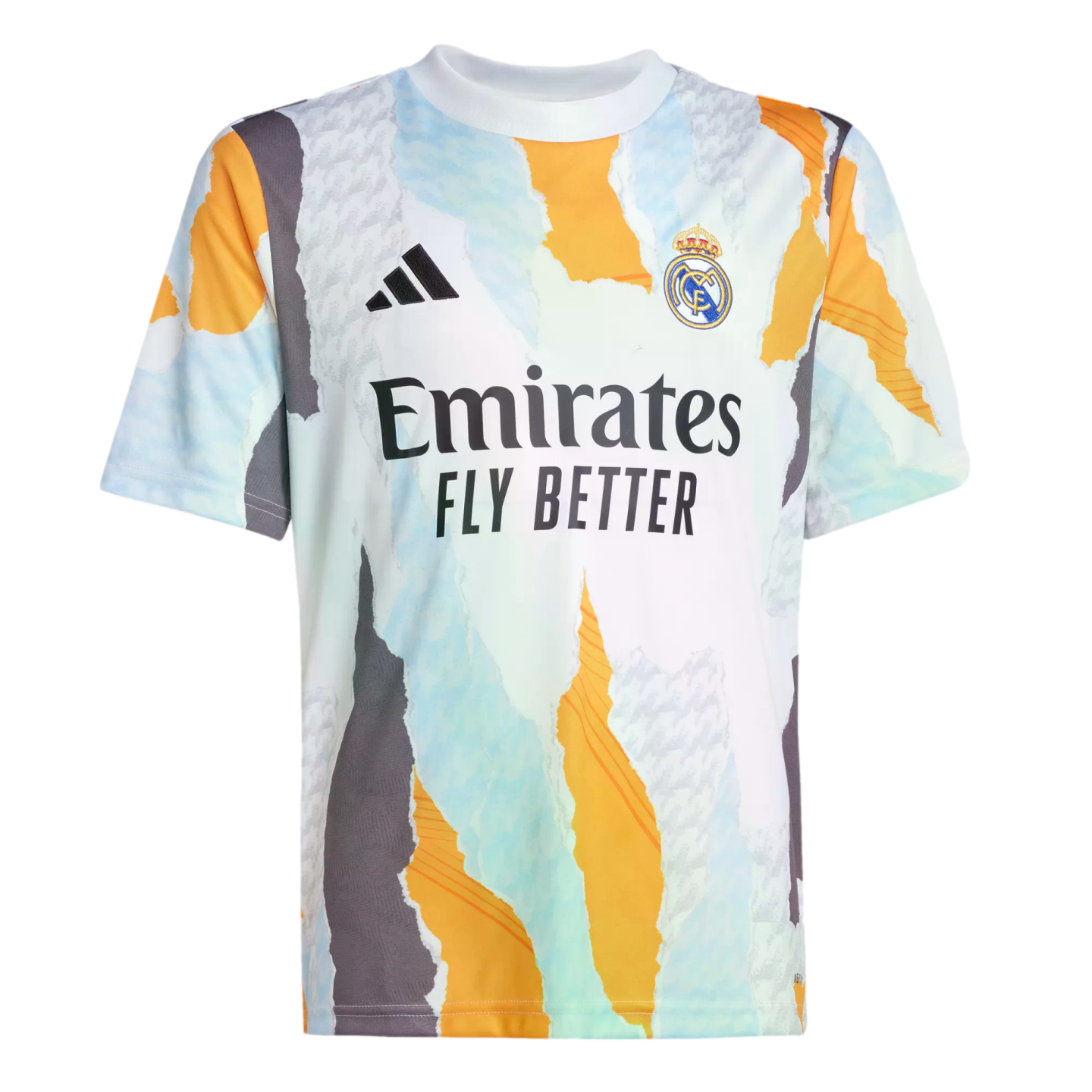 Real Madrid Youth Pre-Match Jersey Soccer JJ3491 Grey