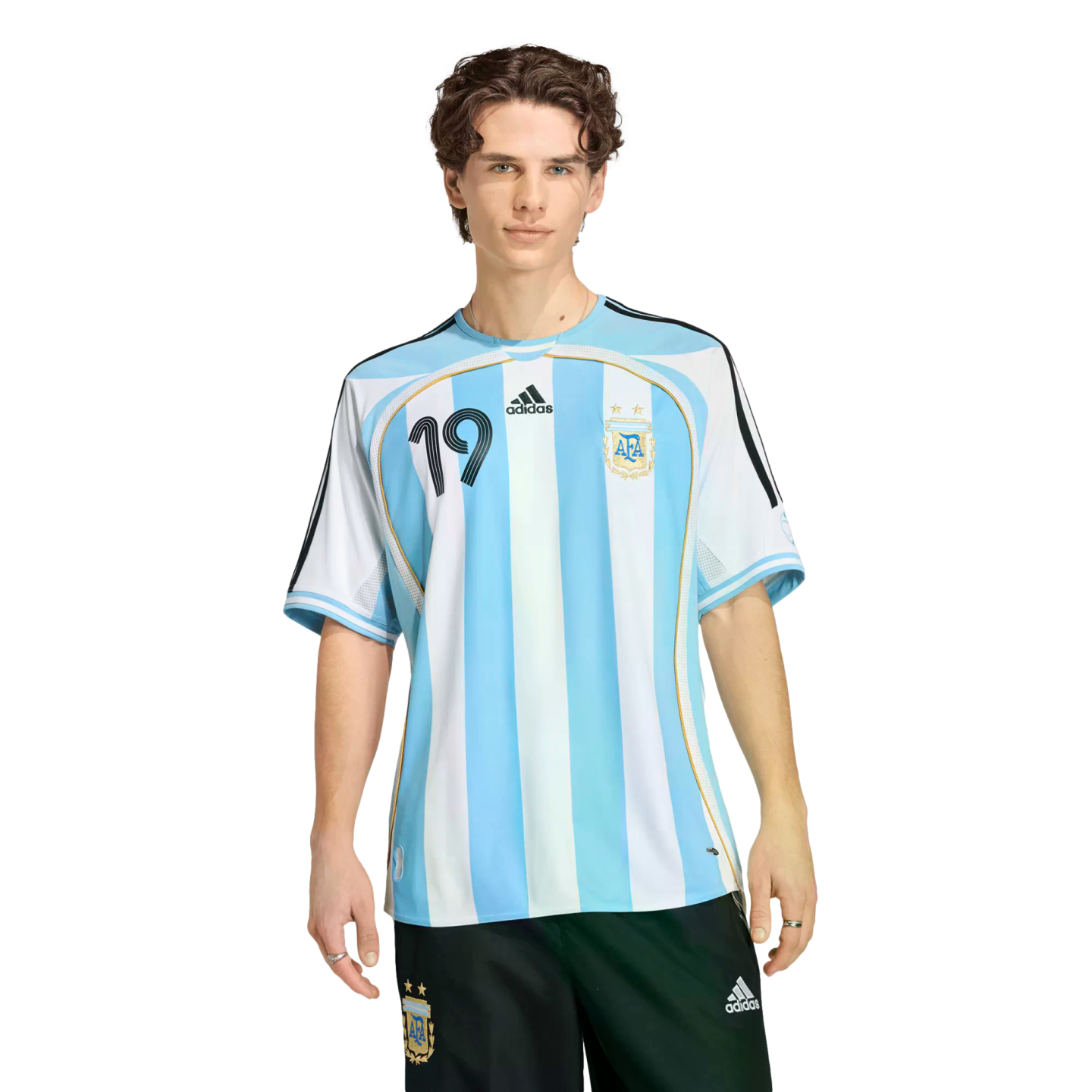 Adidas Argentina Retro 2006 Messi Home Jersey