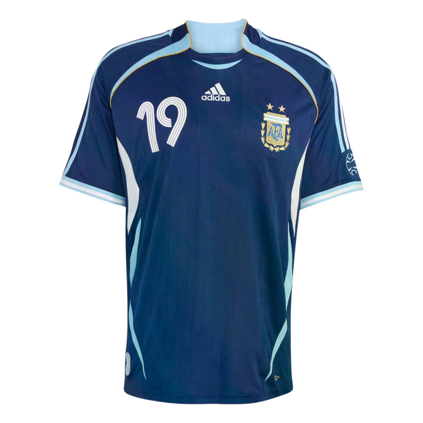 Argentina Retro 2006 Messi Away Jersey Soccer JN3709 Navy Blue