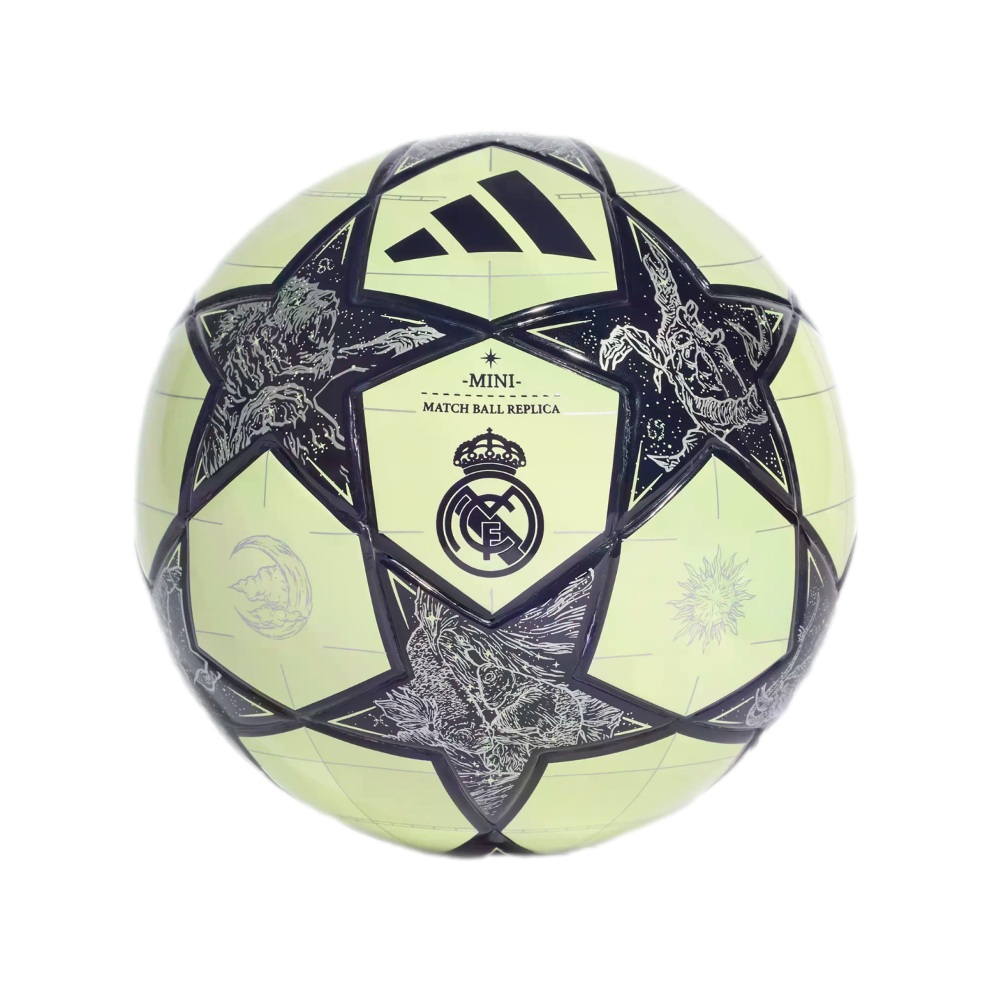 Adidas UCL Real Madrid Mini Skills Ball Soccer JN7306 White