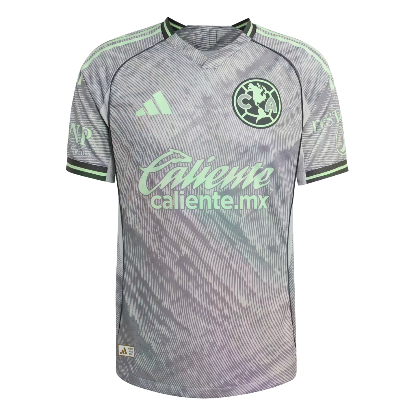 Adidas Club America 25/26 Authentic Third Jersey Soccer JN8616 Grey