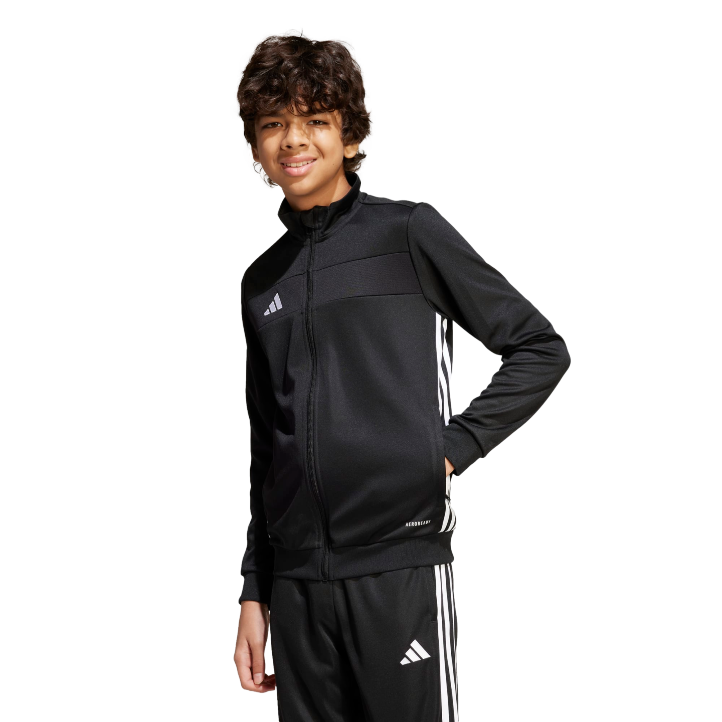 Adidas Tiro 25 Essentials Youth Training Jacket - Black JP2528