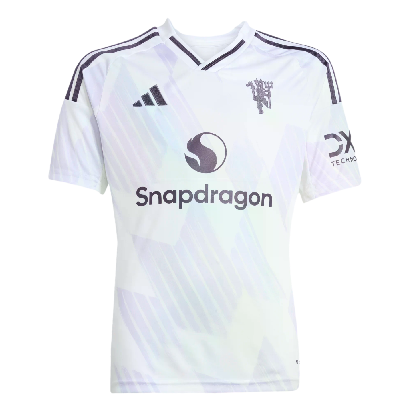 Adidas Manchester United 25/26 Youth Away Jersey Soccer JP3030 White