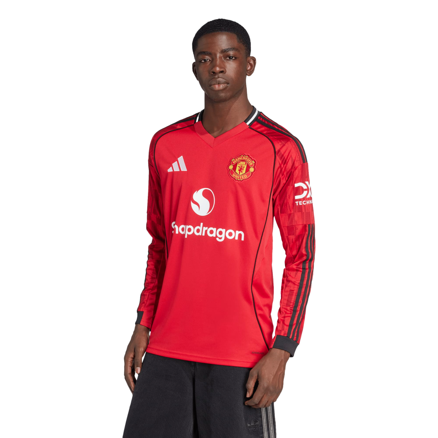 Adidas Manchester United 25/26 Long Sleeve Home Jersey JP3037