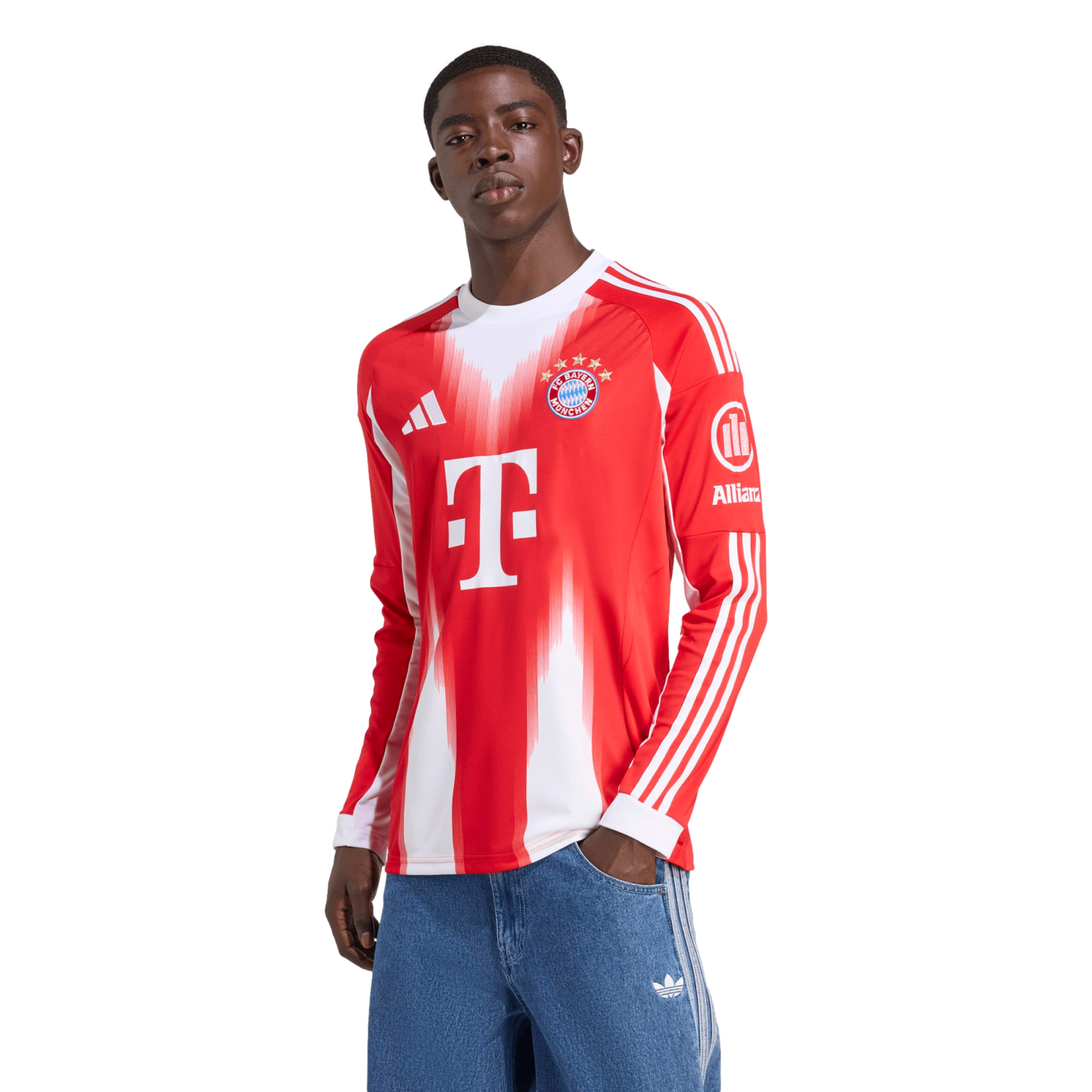 Adidas Bayern Munich 25/26 Long Sleeve Home Jersey JP3689