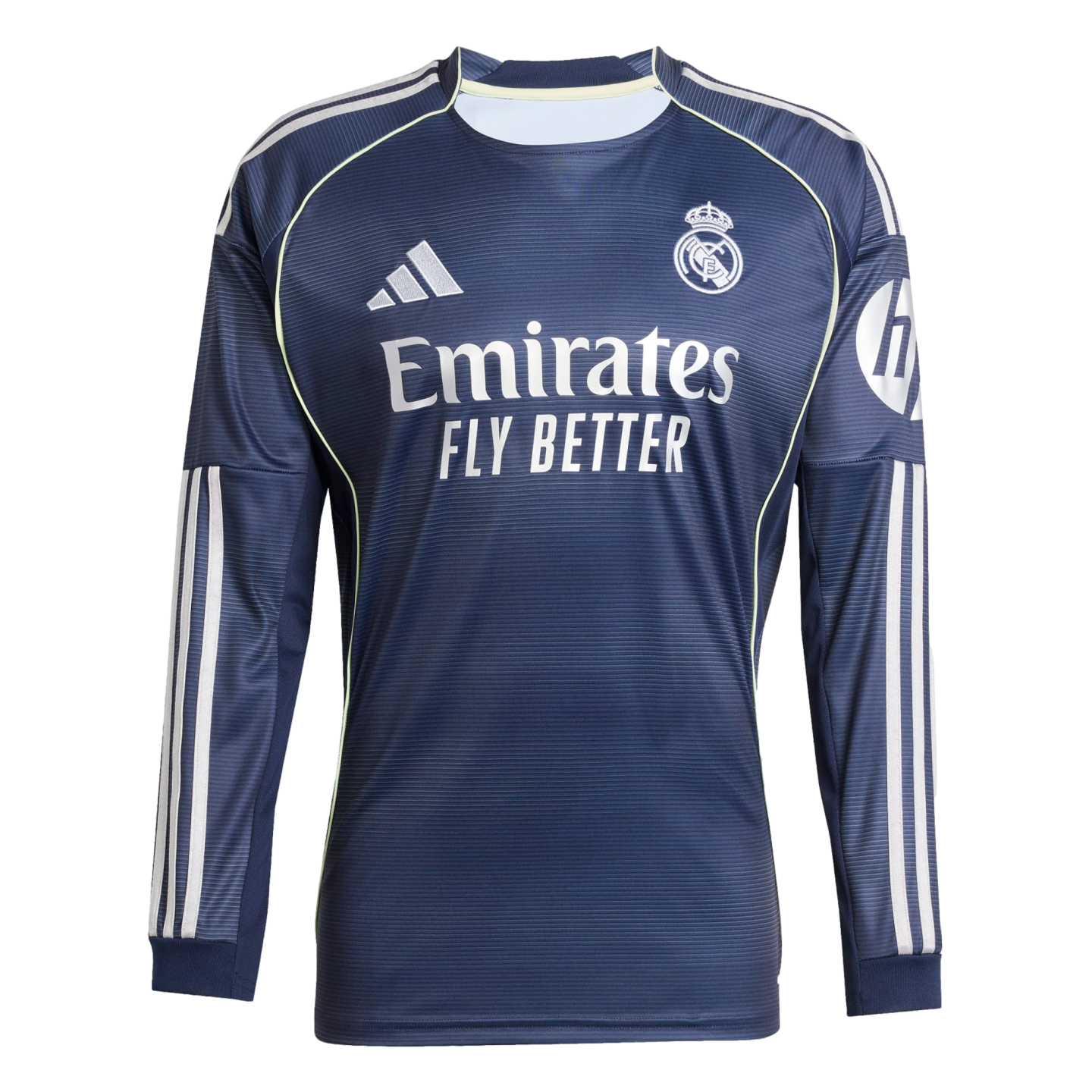 Adidas Real Madrid 25/26 Long Sleeve Away Jersey JP3939