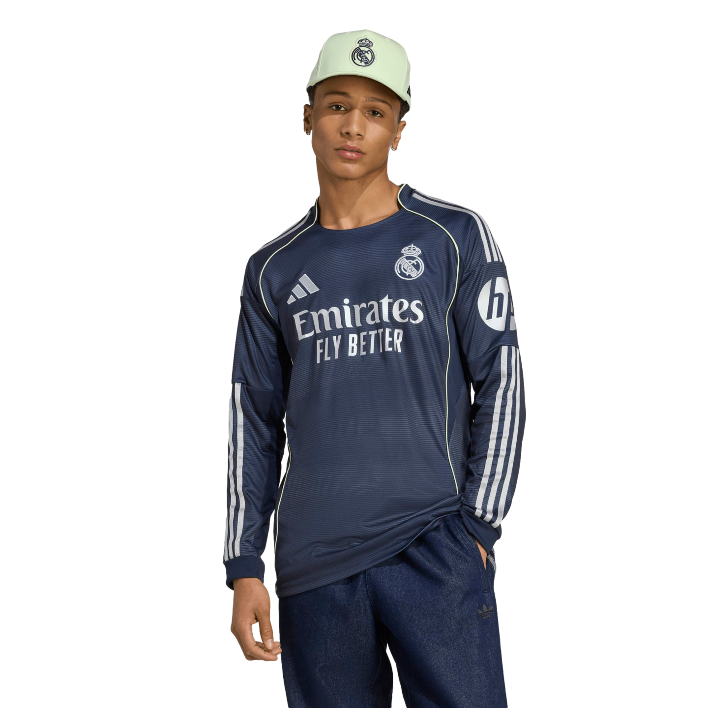 Adidas Real Madrid 25/26 Long Sleeve Away Jersey JP3939