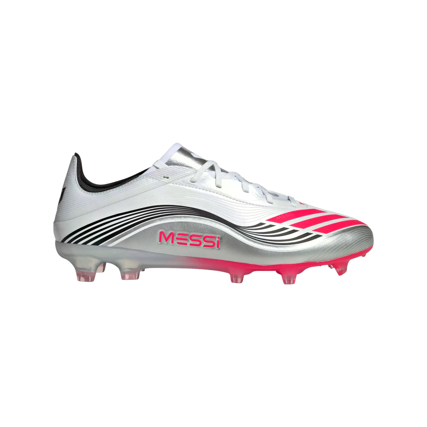 Adidas F50 Messi Pro Firm Ground Cleats Soccer JP7461 White Adidas F50 Messi Pro Firm Ground Cleats Soccer JP7461 White