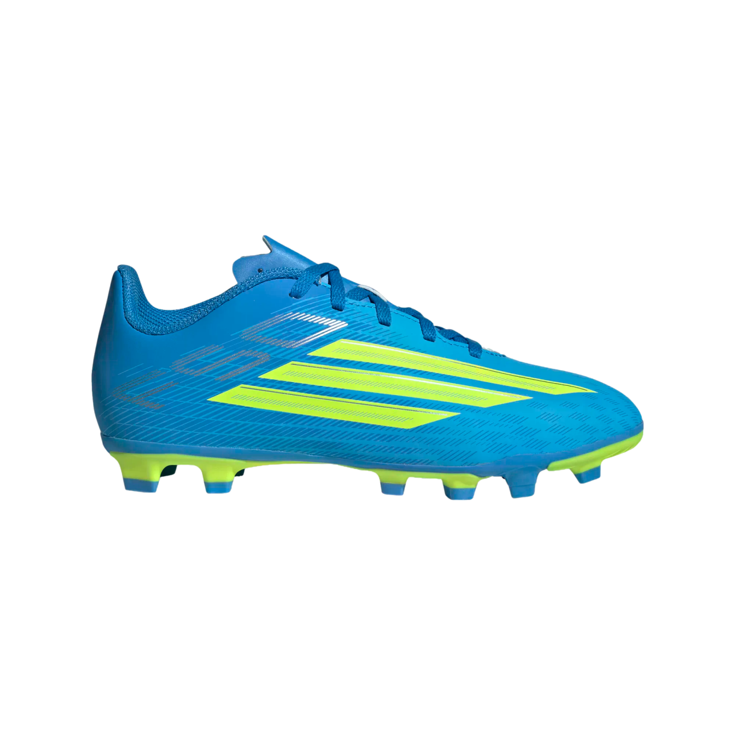 F50 Club Youth Firm Ground Cleats Soccer JS1479 Blue