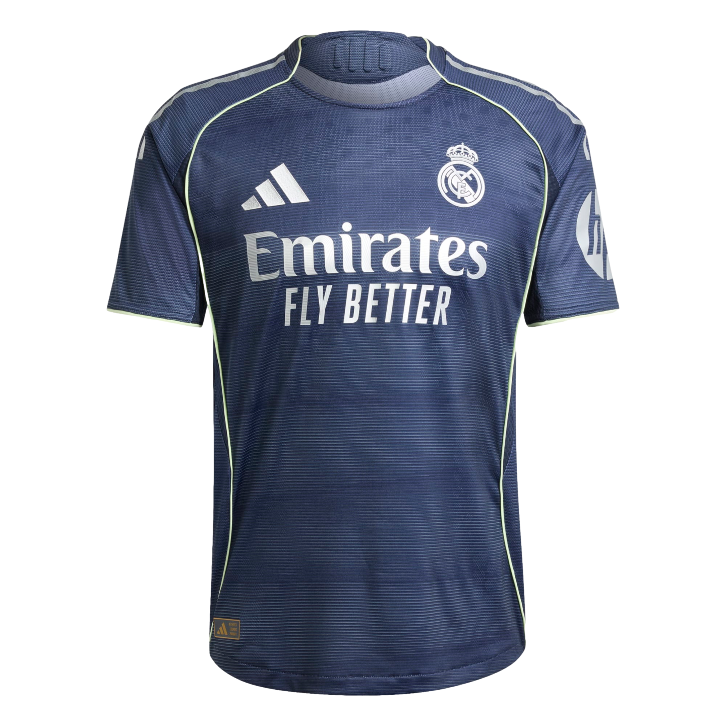 Adidas Real Madrid 25/26 Authentic Away Jersey Soccer JV5920 Navy Blue