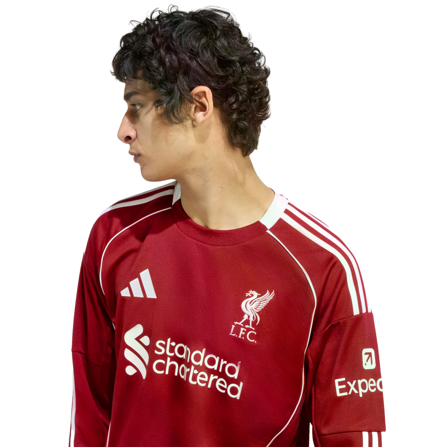 Adidas Liverpool 25/26 Long Sleeve Home Jersey JV6456