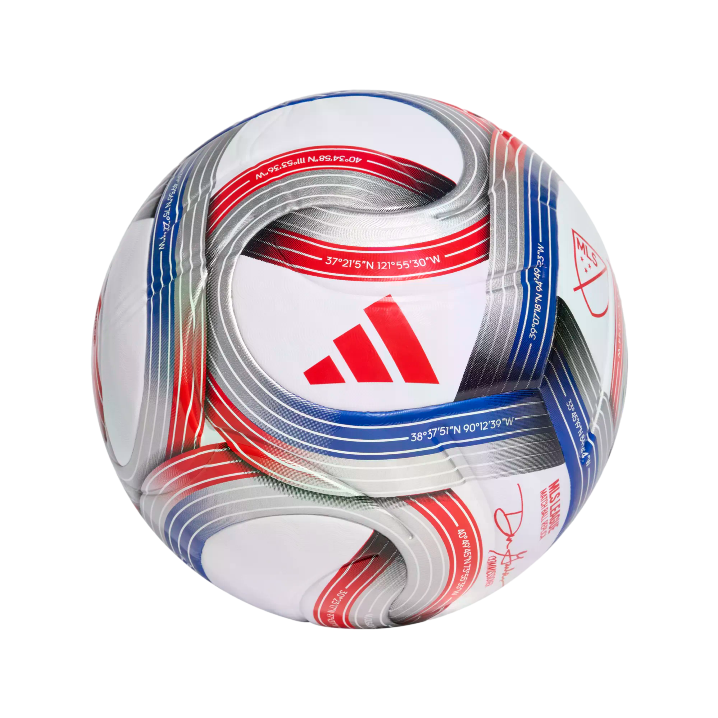 Adidas MLS League NFHS Ball Soccer JW1319 White