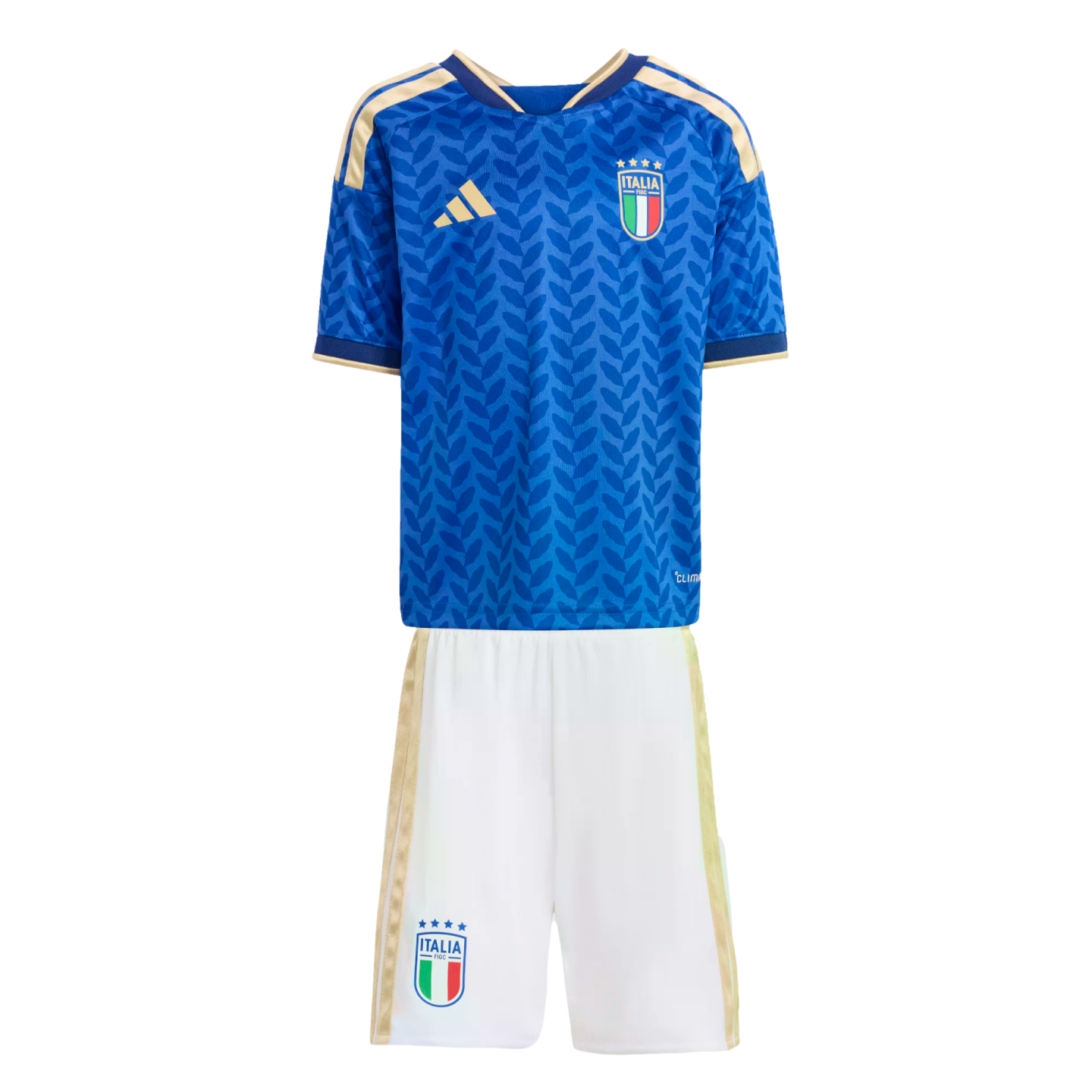 Adidas Italy 2026 Toddler Home Mini Kit Soccer JY7587 Blue