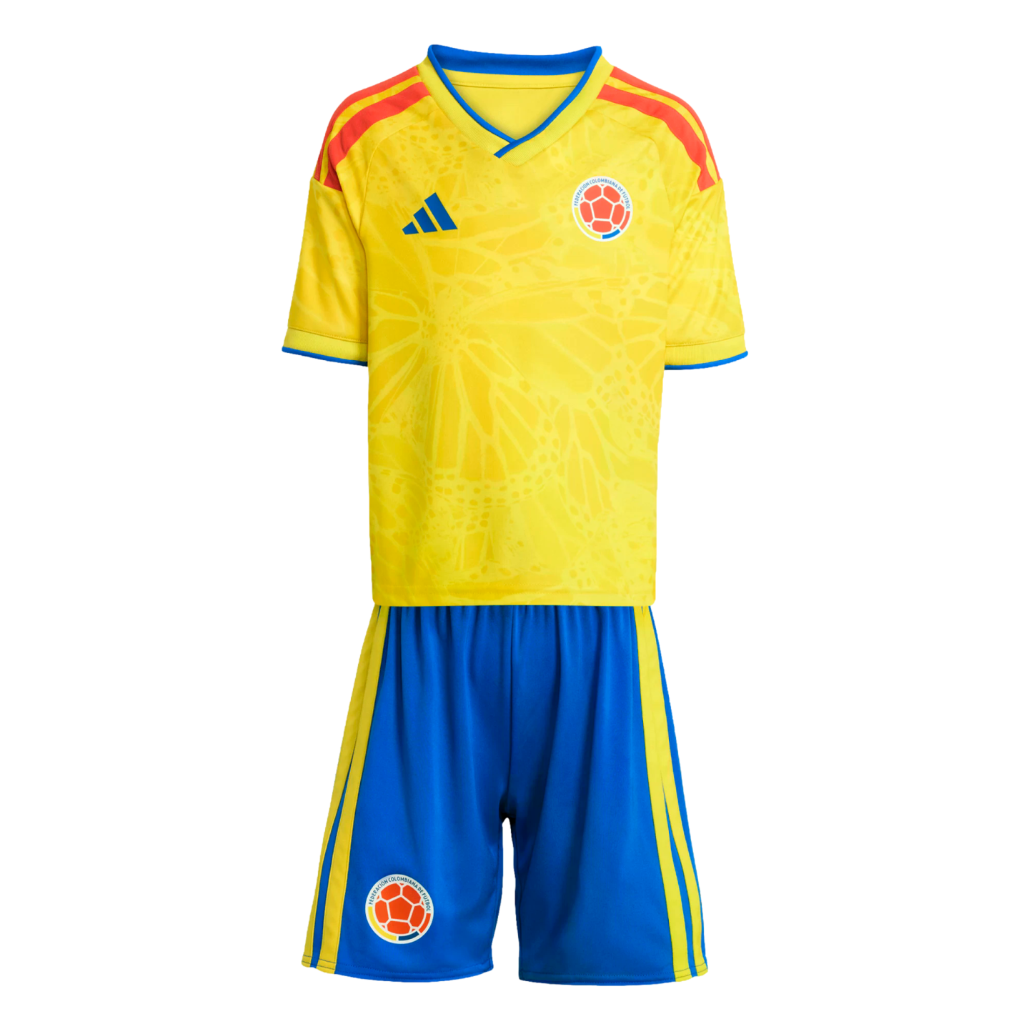 Adidas Colombia 2026 Toddler Home Mini Kit Soccer JZ8790 Yellow