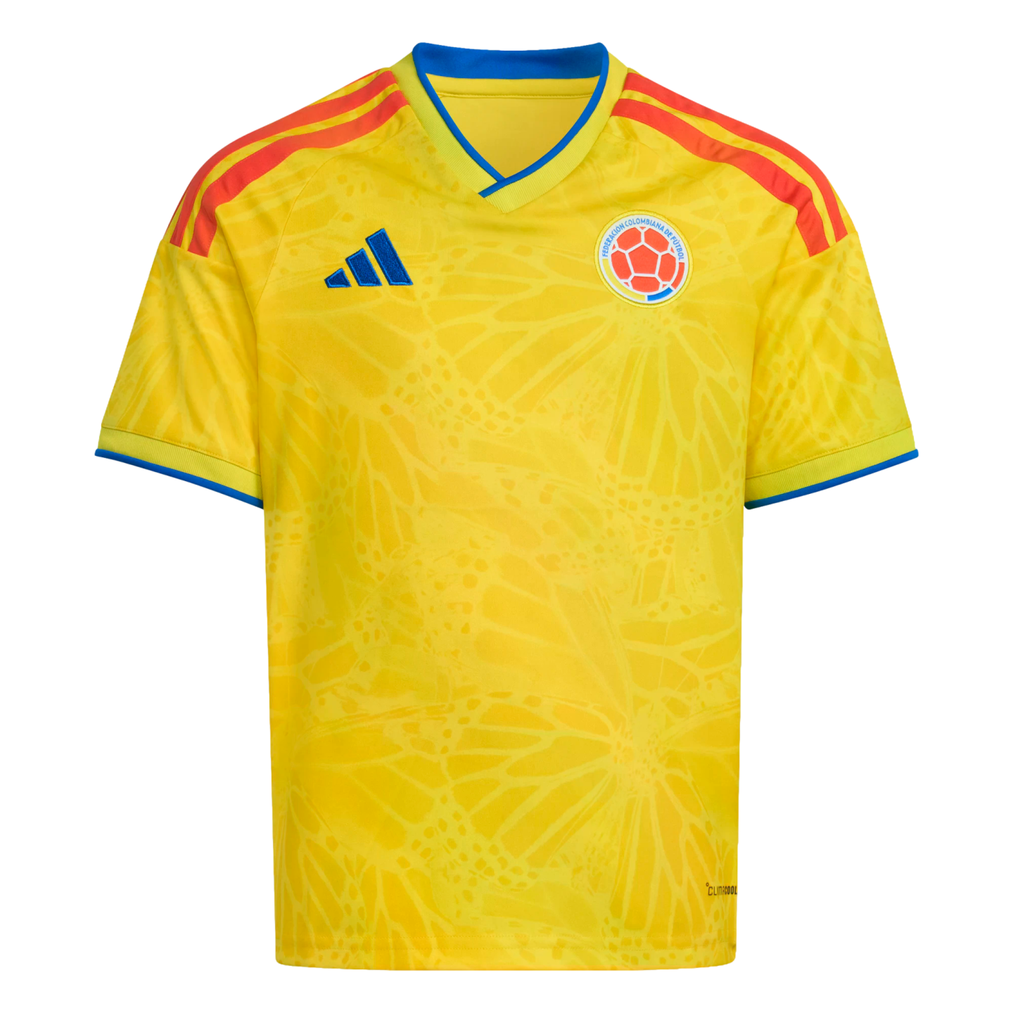 JOCカップユニホーム Adidas Colombia 2026 Youth Home Jersey Soccer JZ8797 Yellow