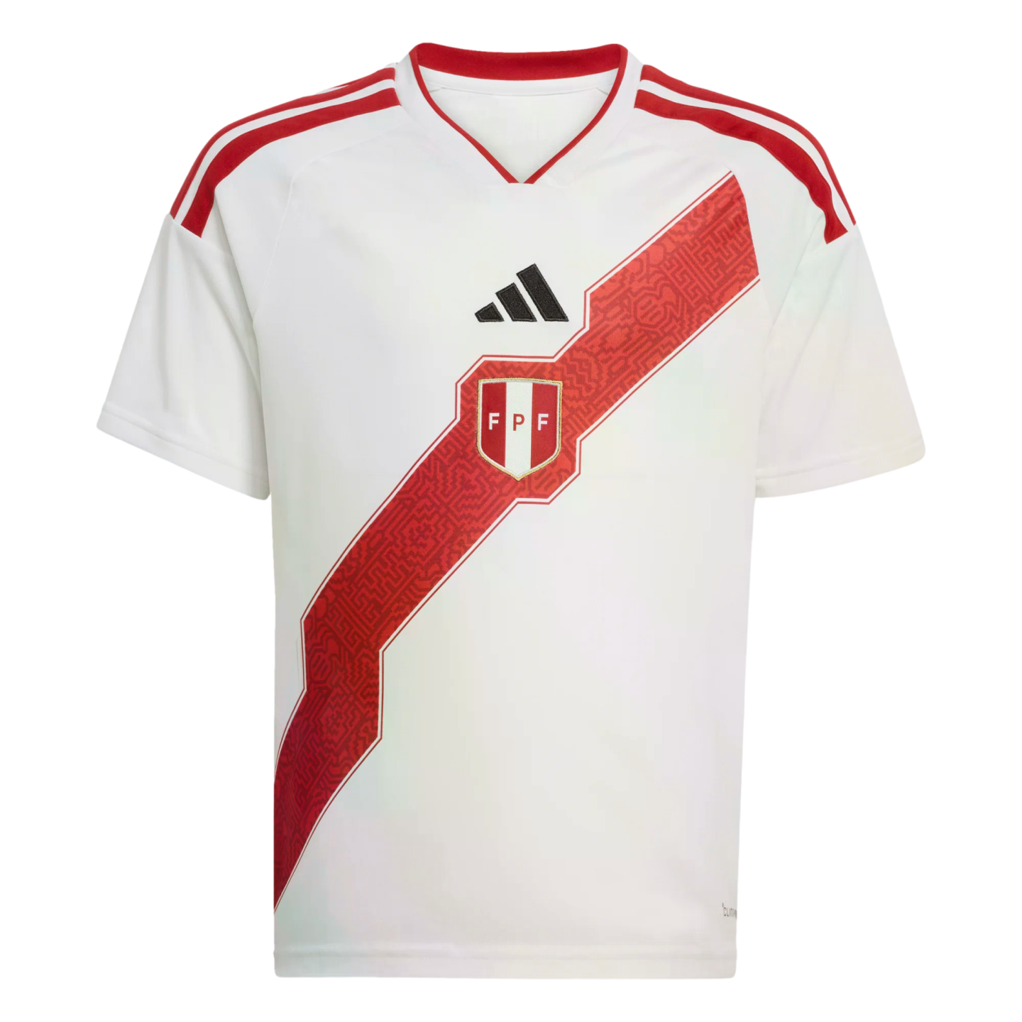 peru Adidas Peru 2026 Youth Home Jersey Soccer JZ8894 White