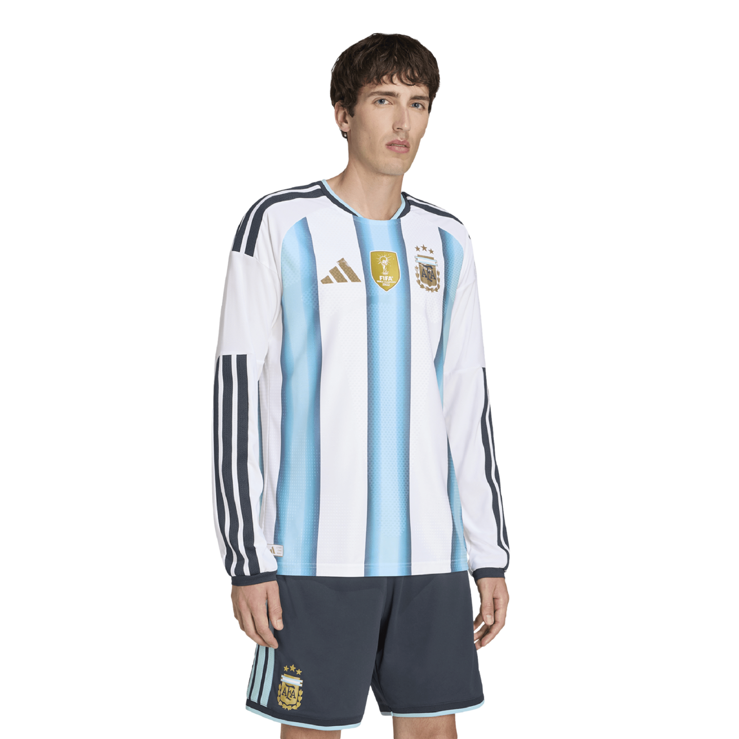 Adidas Argentina 2026 Authentic Long Sleeve Home Jersey