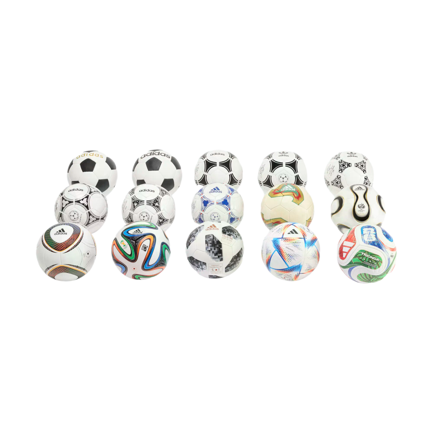 Adidas World Cup Historical Pro Match Ball Set