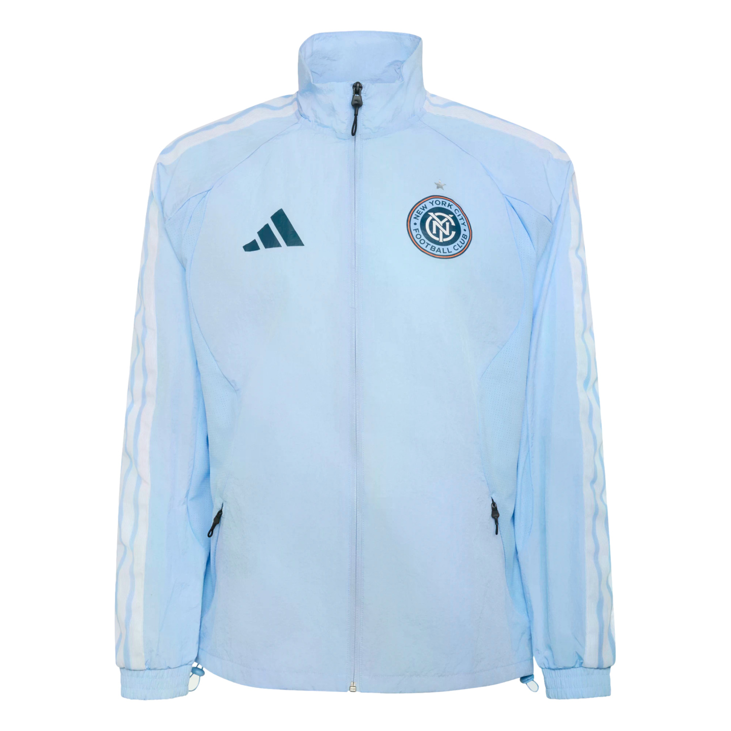 New York City FC Anthem Jacket Soccer KB1878 Blue