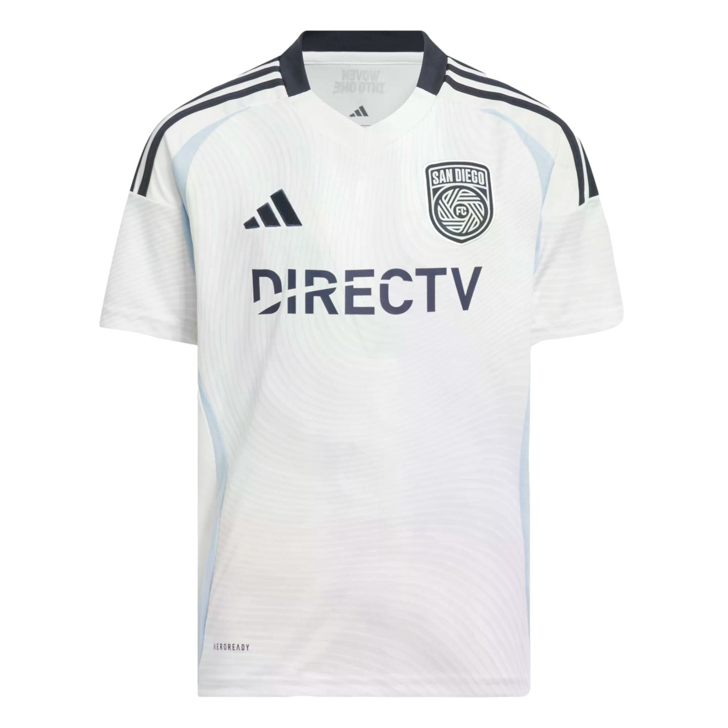 Adidas San Diego FC 25/26 Youth Away Jersey Soccer KB2369 White