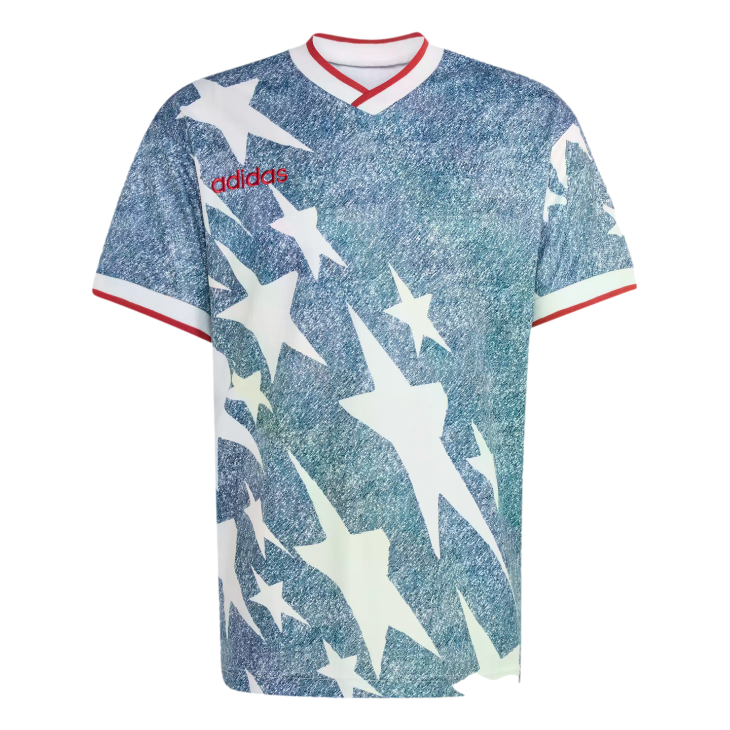 USA Denim Graphic Jersey Soccer KB2726 White