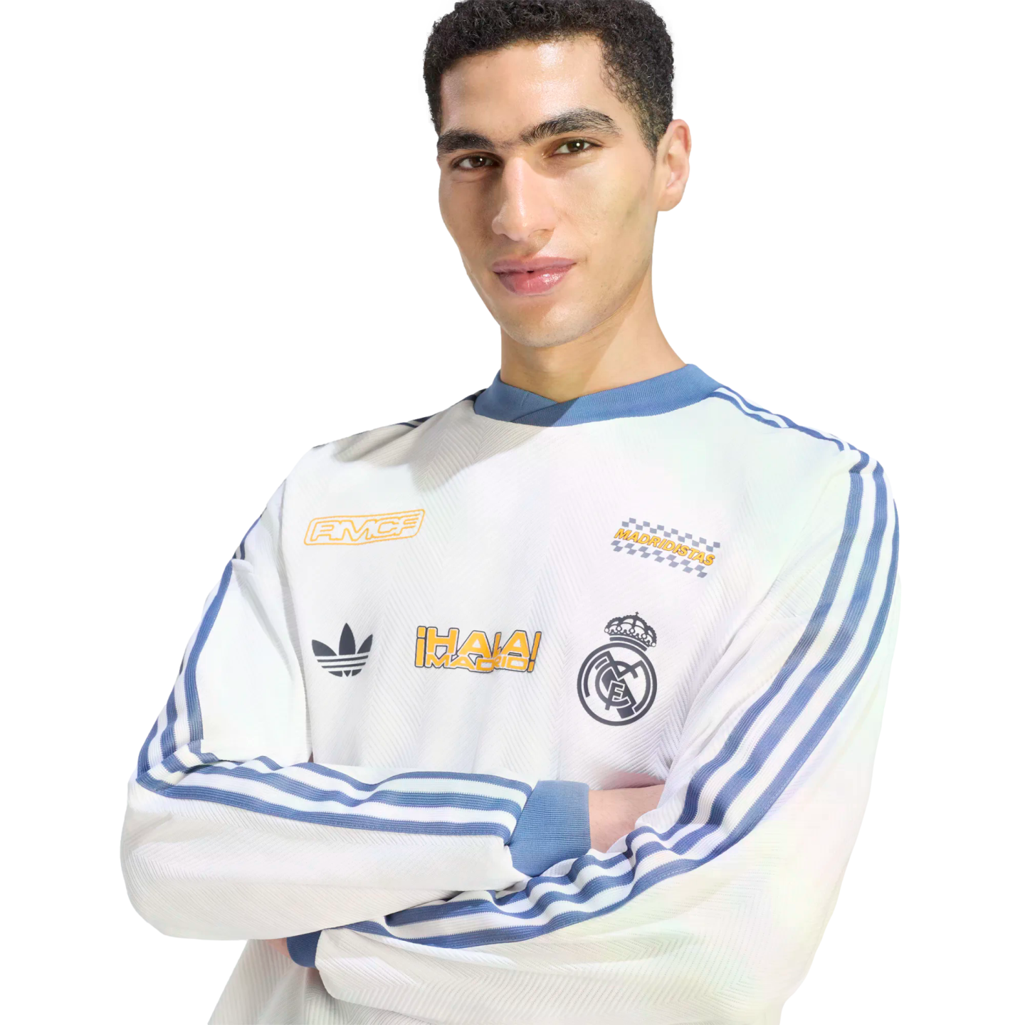 Adidas Real Madrid Lifestyler Long Sleeve Jersey