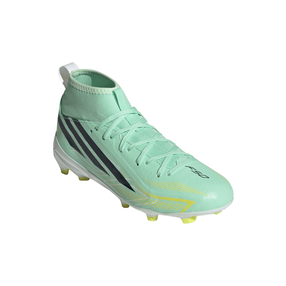 Adidas F50 Hyperfast League Mid Youth Firm Ground Cleats