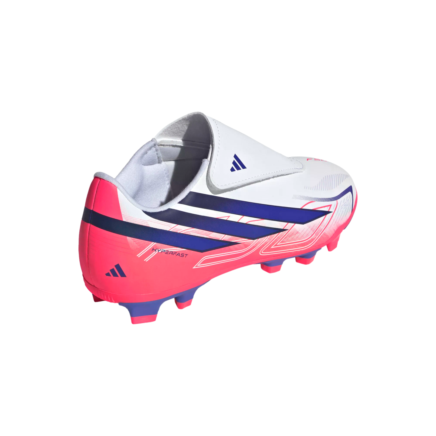 Adidas F50 Hyperfast Club Velcro Youth Firm Ground Cleats