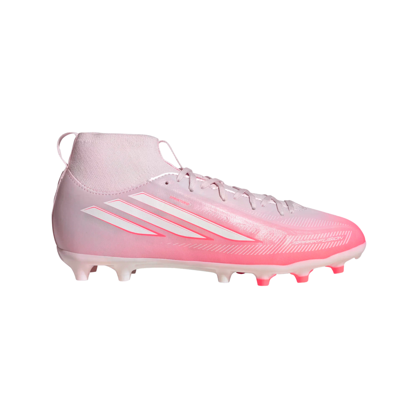 F50 Sparkfusion League Youth Firm Ground Cleats Soccer KK1357 Pink