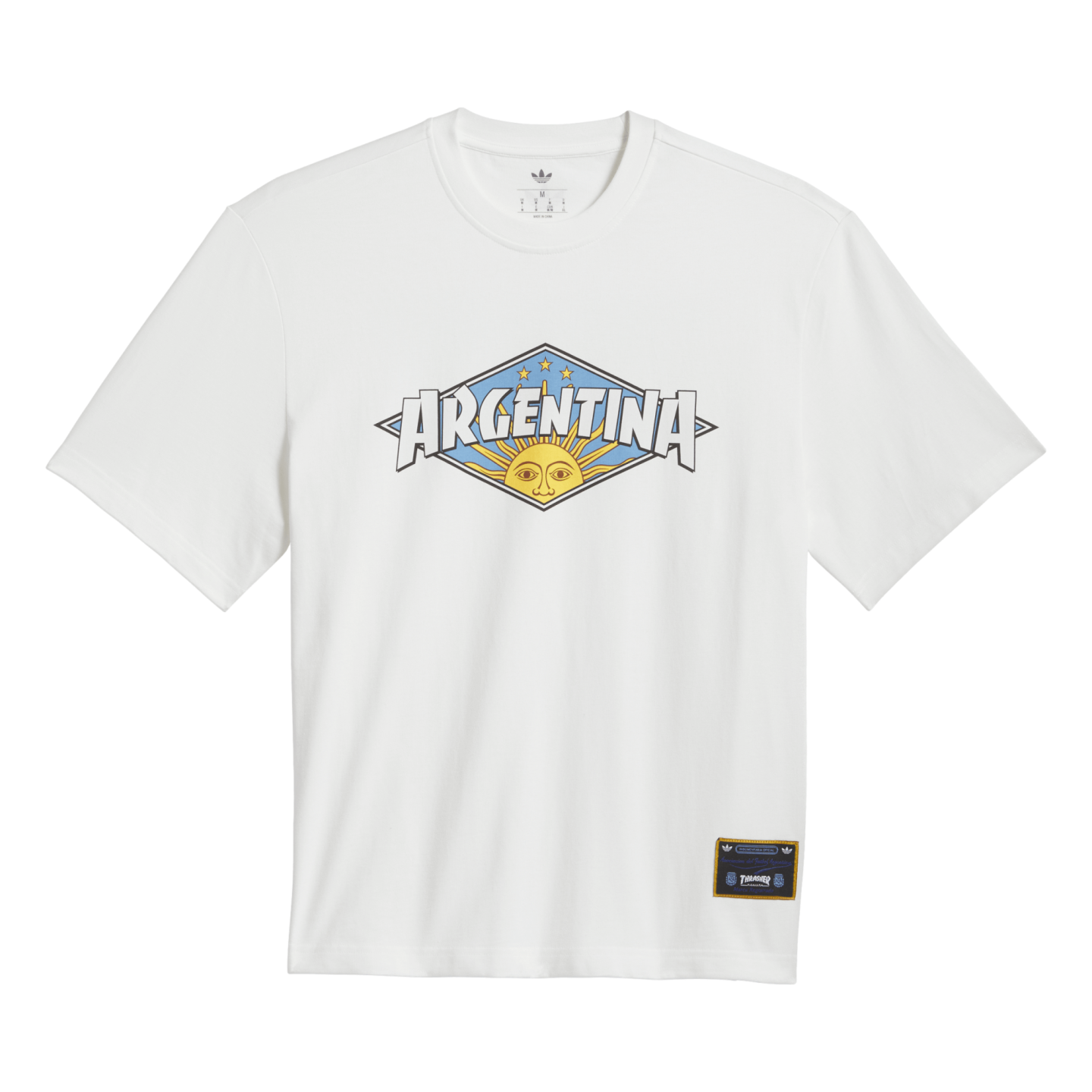 Argentina x Thrasher 2 Tee Soccer KX4544 White Argentina x Thrasher 2 Tee Soccer KX4544 White