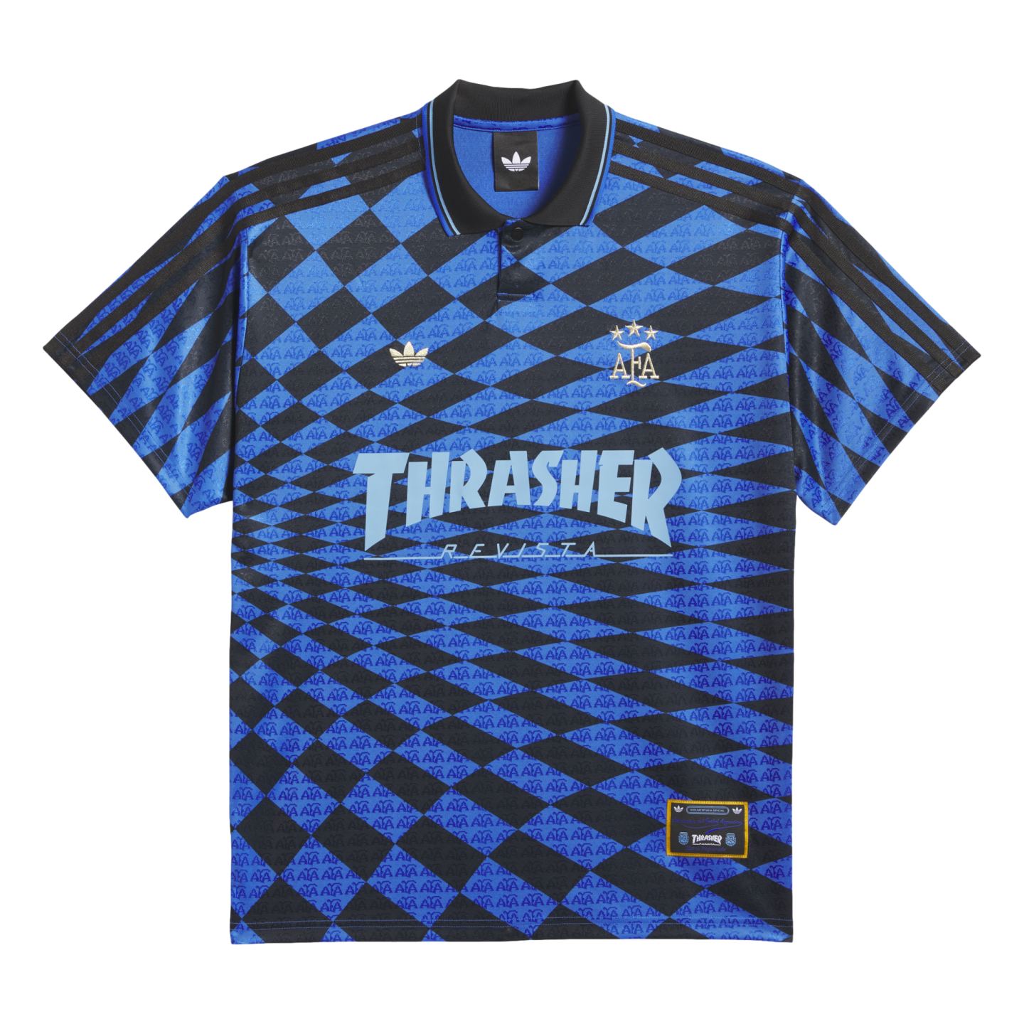 Argentina x Thrasher Jersey Soccer KX4551 Black