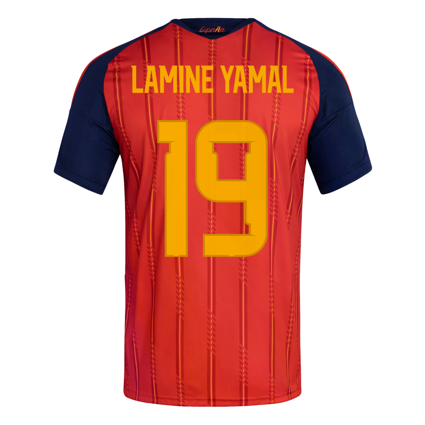 Spain 2026 2-Star Champions Lamine Yamal Home Jersey Soccer LI1311 Red