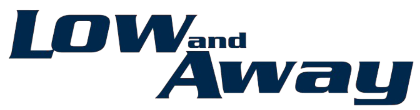 LOAW3 - Low & Away - NAVY Text