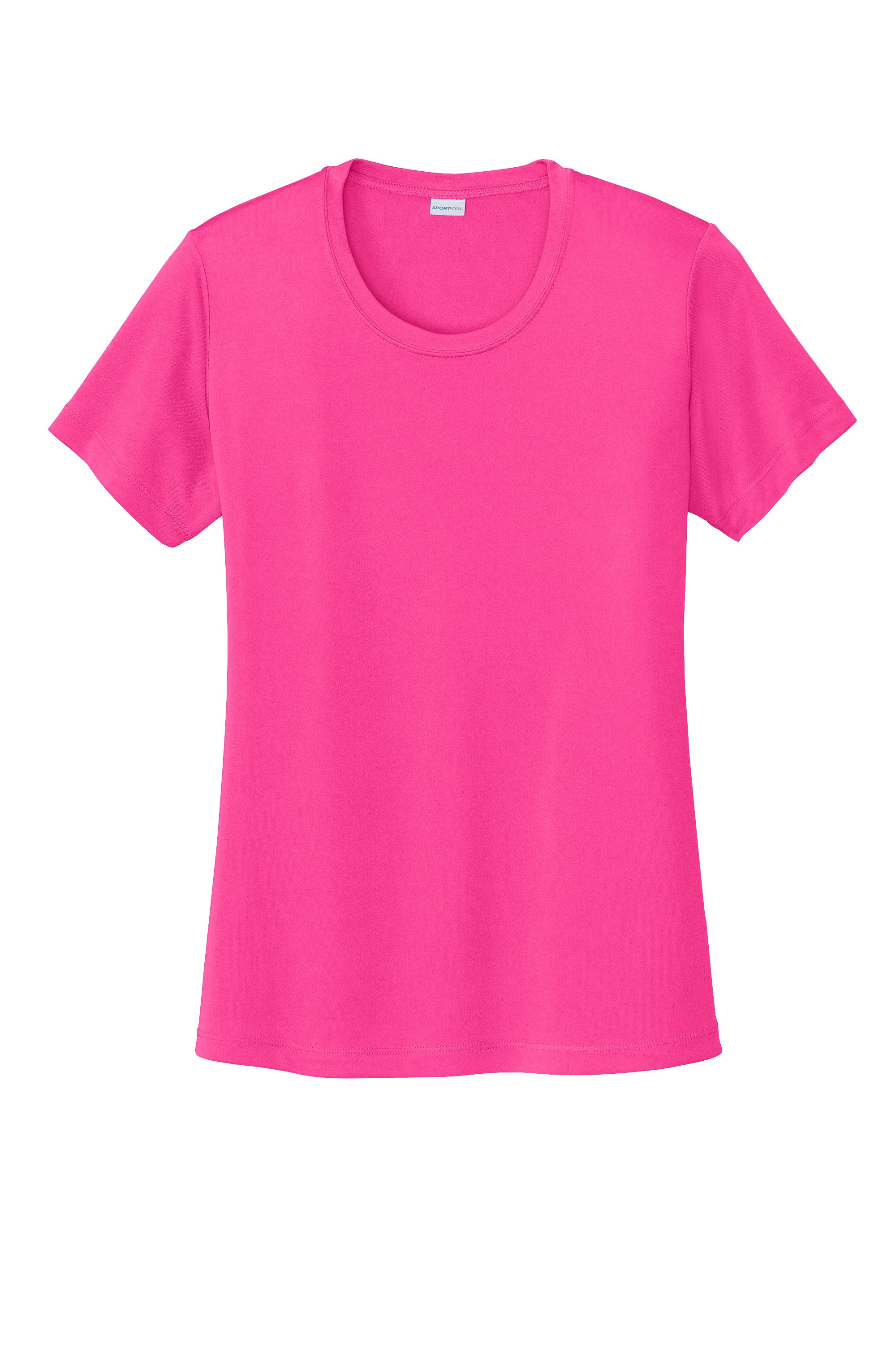 Sport-Tek Women's PosiCharge Competitor Tee- LST350- Neon Pink
