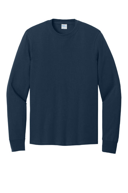 Port & Company Adult Core Blend Longsleeve Tee Navy