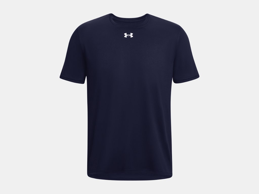 Under Armour Team Tech Tee Soccer 1376842-410 Navy Blue