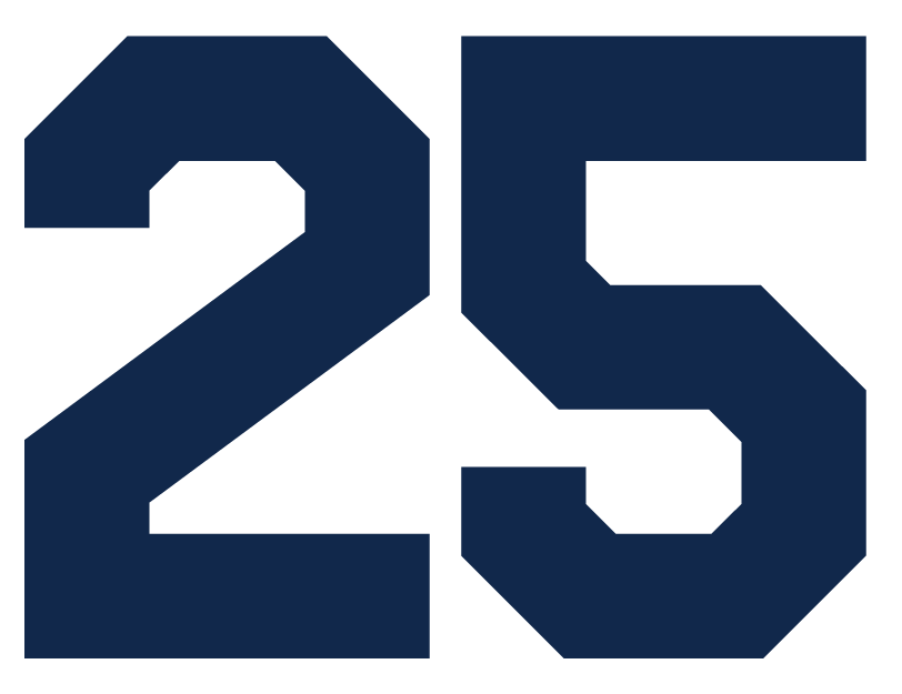 Stahls Pro Block 4-inch Number - Navy