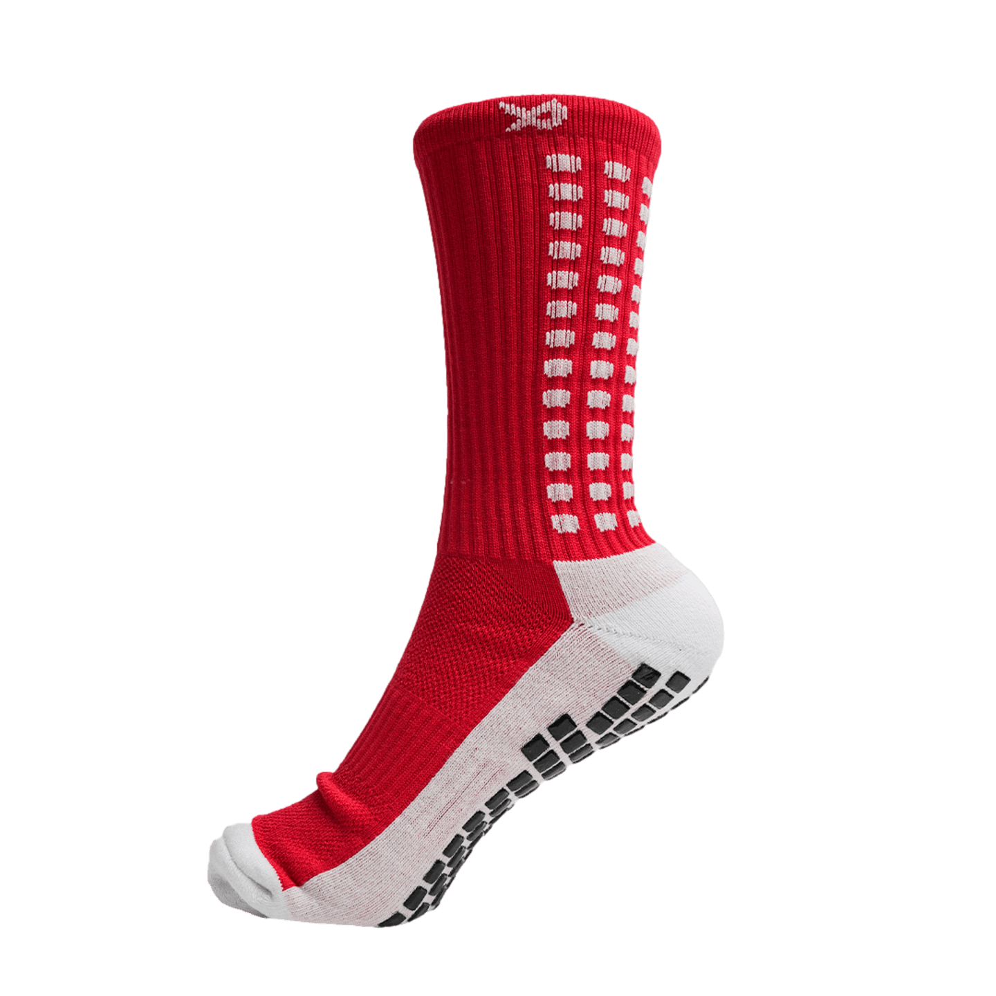 Lux Soccer Grip Calf Socks - Red EB-LU-204