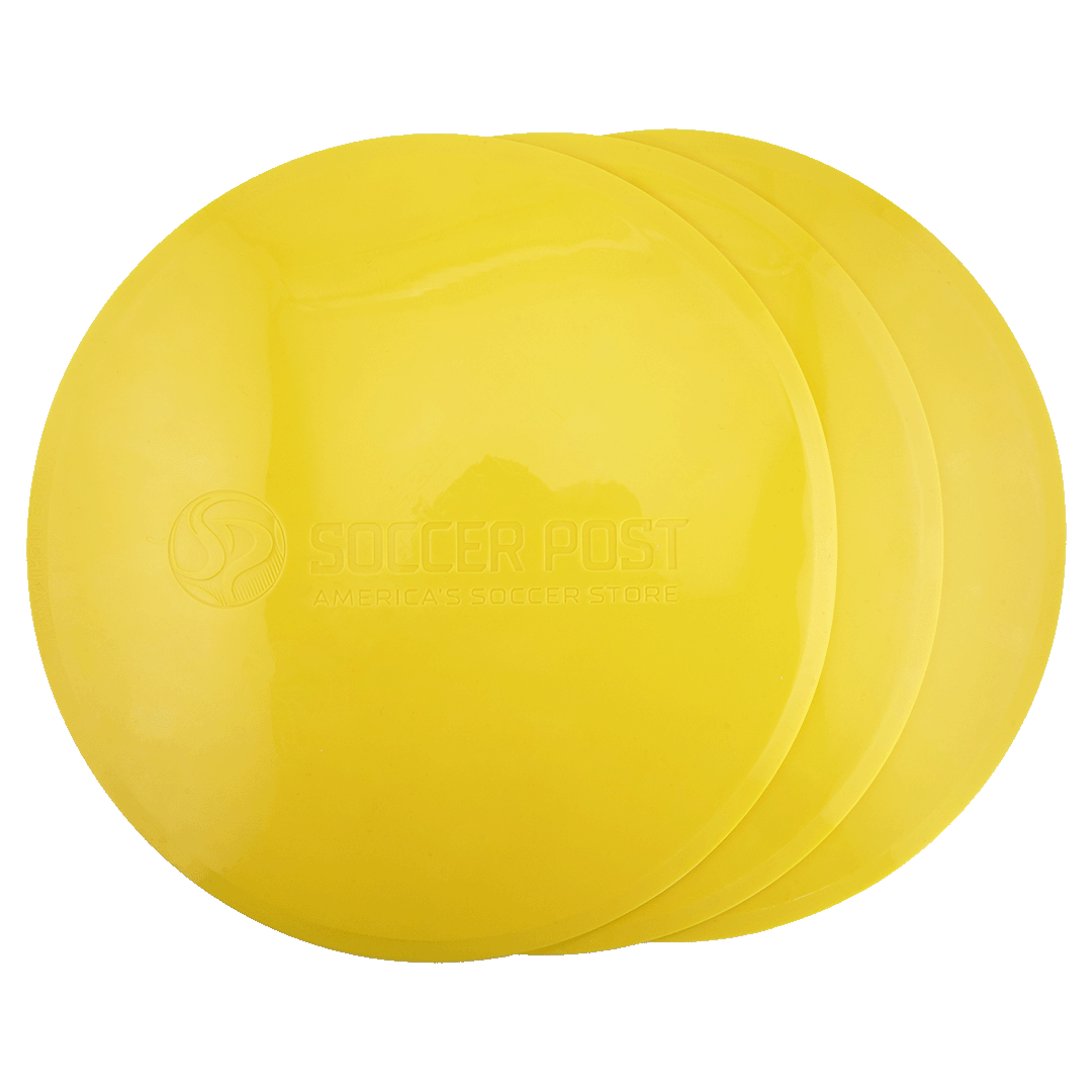 Soccer Post Flat Round Agility Markers - 12 Pack