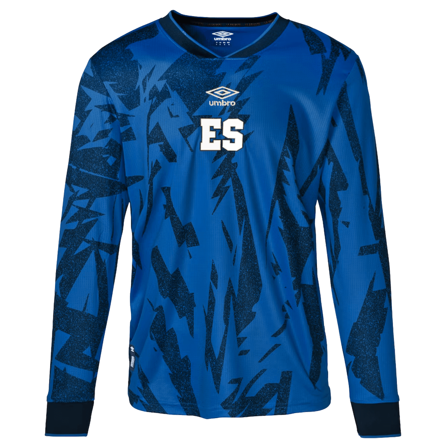 Umbro El Salvador 2023 Long Sleeve Home Jersey UUM1ESJS52202B-KIT