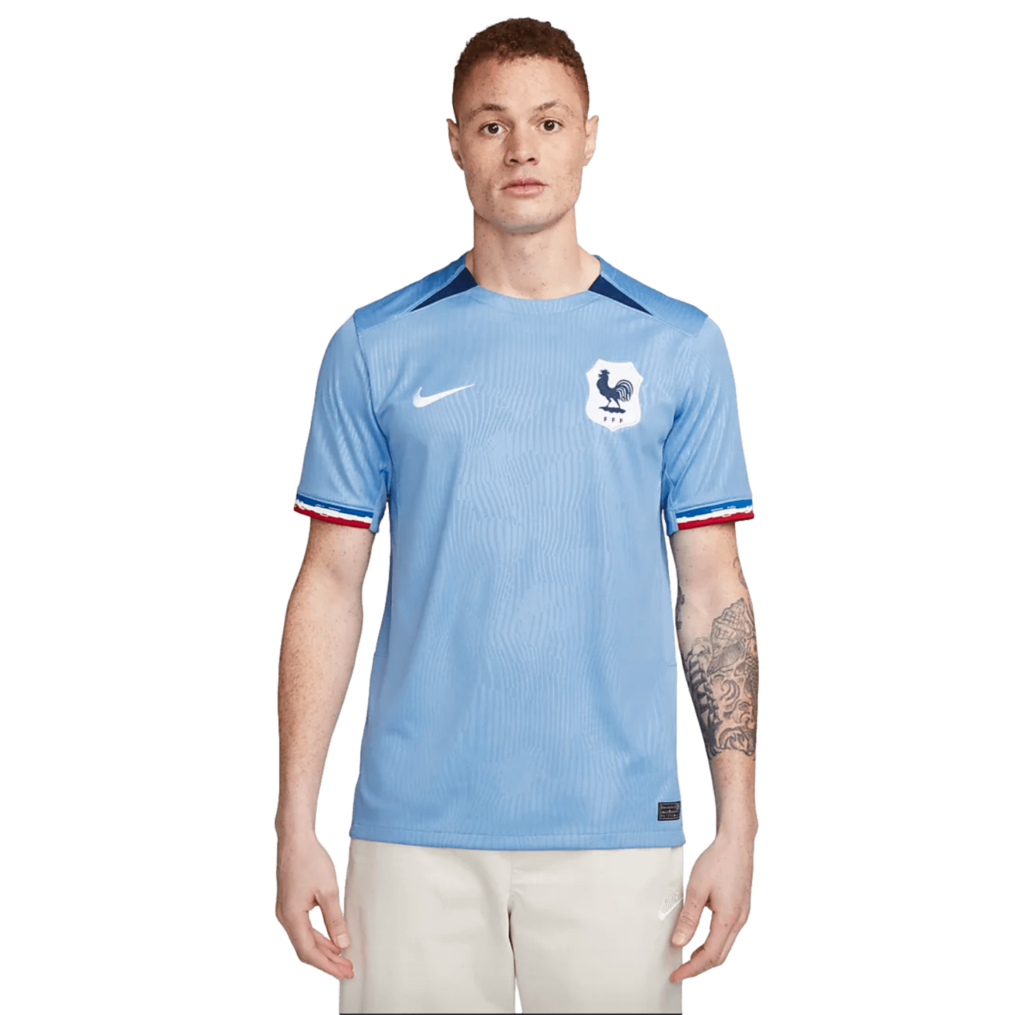 Nike France 2023 Home Jersey Soccer DR3962-450 White